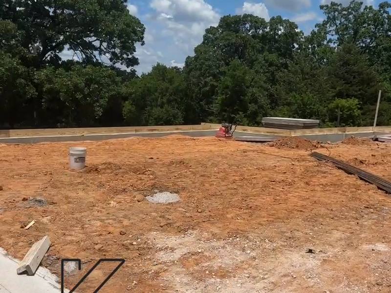 Video: foundation forms set in place before the pour